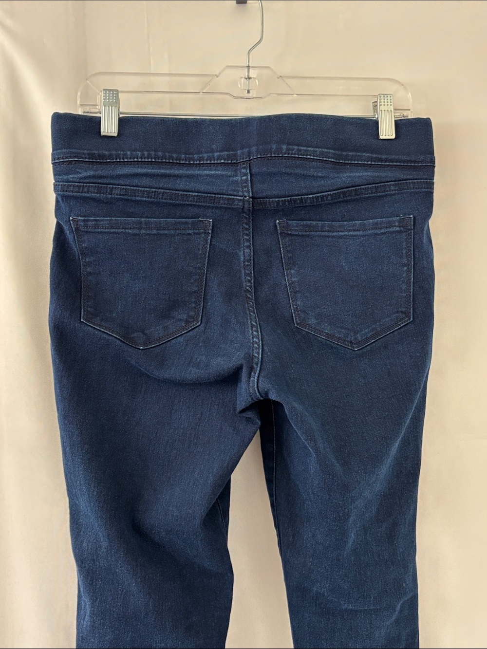 Old Navy Super Skinny Mid-Rise Jeggings Women’s Size 8 Dark Wash Pull-On - Picture 9 of 9